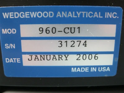 USED Wedgewood Technology ECAL-H-NN