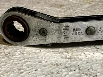 Blue-Point tools USA 11 x 12mm 12pt Offset Ratcheting Wrench RYAM1112