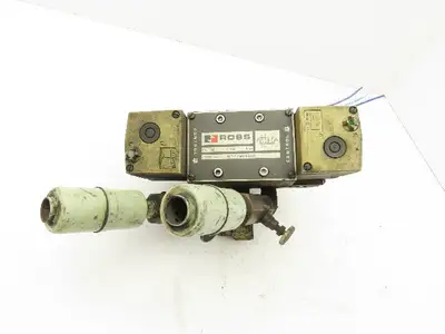 Ross W7076C4332 Pneumatic Directional 5/2 Double Solenoid Valve 24VDC