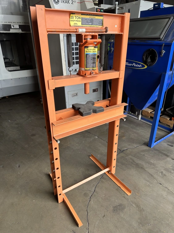 Used CENTRAL HYDRAULICS 20 TON Hydraulic Presses California US | Wheeler Machinery Sales #1228045