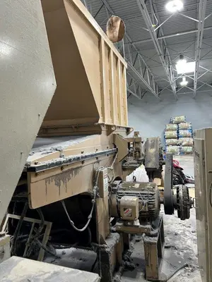 VECOPLAN RG52/100 FF (FILM & FIBER) SHREDDER WITH CUMBERLAND X1000 GRANULATOR – Complete Shred/Grind Line – New 2007