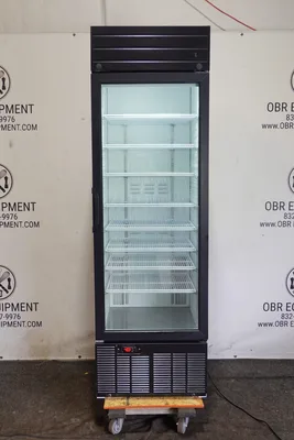 HABCO SINGLE SECTION GLASS DOOR REACH-IN REFRIGERATOR MODEL SE18