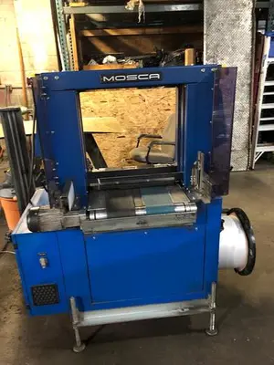 USED 2002 MOSCA AUTOMATIC CROSS STRAPPERS RO-TRI-4 & 2002 RO-TR500-4