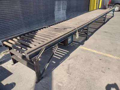 42" X 360" INFEED ROLLER CONVEYOR: STOCK #23679
