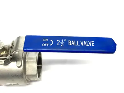2-1/2" FNPT Full Port Ball Valve AISI 304 - New Other