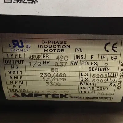 USED AMETEK AEVF