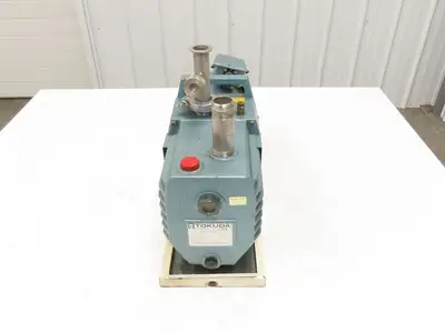 Tokuda DRP-360II Rotary Vane Vacuum Pump 360L/Min 1Hp 220V 3PH 6.7 x 10-2 Pa