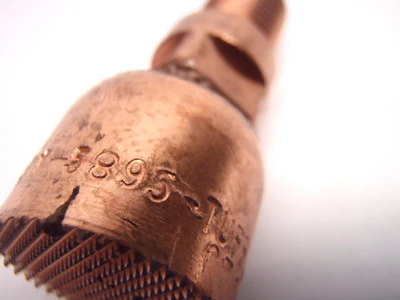 USED TUFFLOY SWIVEL TIP ELECTRODE 13/16" TIP