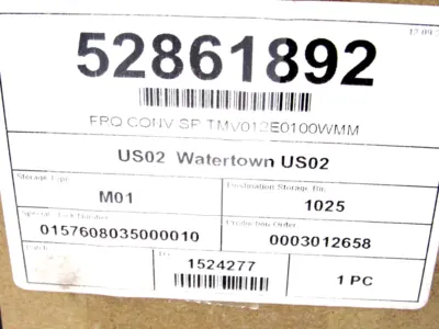 NEW KONECRANES TMV012E0100WMM FREQUENCY CONVERTER