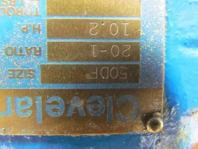 Cleveland 50DF Series 27 20:1 10.2HP Speed reducer gearbox