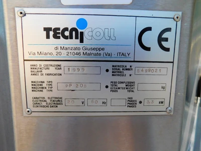 USED TECNICOLL COSMETIC POWDER PRESS PP 208