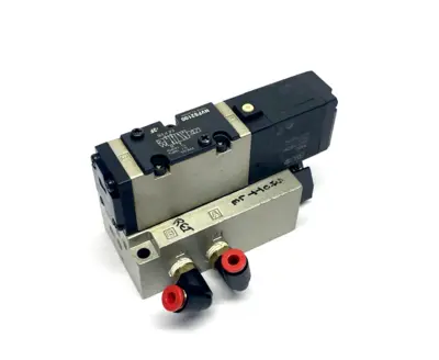 NVFS2100-3F | SMC  Solenoid Valve 4/5 Port NVF2000-1 Base - Used