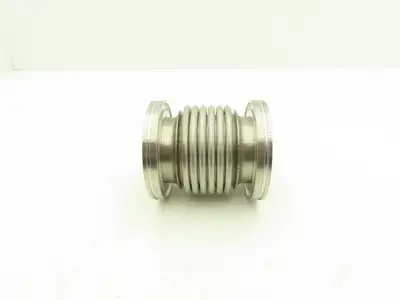 Compuvac Industries HMH-NW63-4 Stainless Flexible Vacuum Bellows Flange 3-3/4"OD