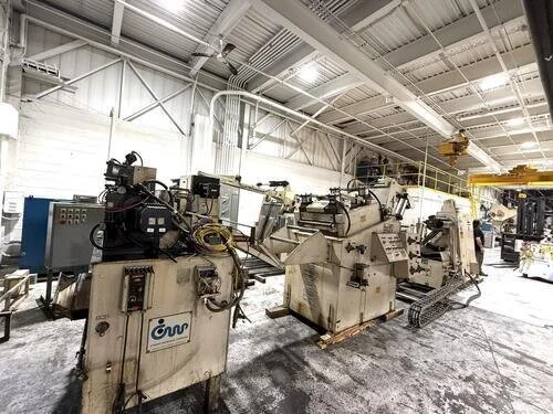 Used COOPER WEYMOUTH PETERSON 6R-24 REEL / 24D11 STR / SMX 24H FEED Coil Feed Lines Michigan US | S & G Press and Machinery Sales #179733