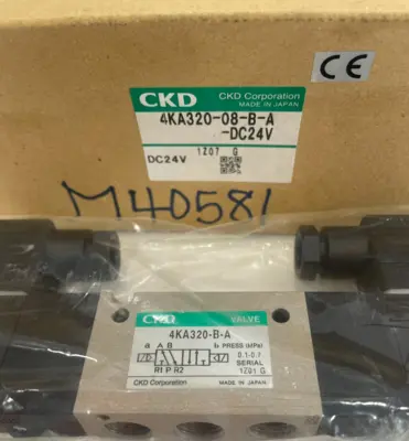 NEW CKD 4KA320-08-B-A-DC24V SOLENOID VALVE 4KA320-B-A 4KA32008BADC24V