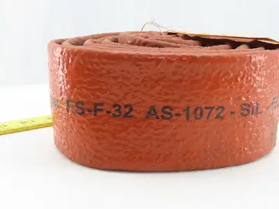 Parker FS-F-32 Firesleeve High Temperature Hose Sleeve 1.96" ID 7'