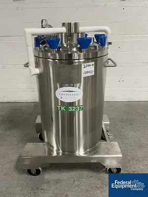 USED Precision 125 Liter Integrated Biosystems Cryovessel, 316L S/S, 50/65#