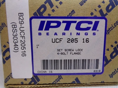 USED IPTCI BEARINGS UCF 205 16