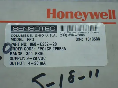 NEW HONEYWELL 060E23220