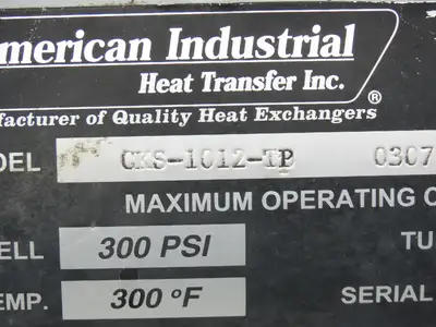 New | in-Stock AMERICAN INDUSTRIAL _UNKNOWN_ Heat Exchangers | Arrow Industrial #561340