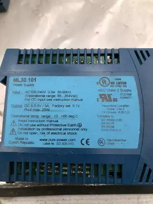 PULS ML30.101 DIN-Rail Power Supply 25W 5-5.5VDC out 100-250VAC in