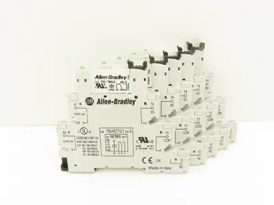 Allen-Bradley 700-HLT1U24 Terminal Block Relay 700-TBR24 Ser A 24V Coil Lot of 5