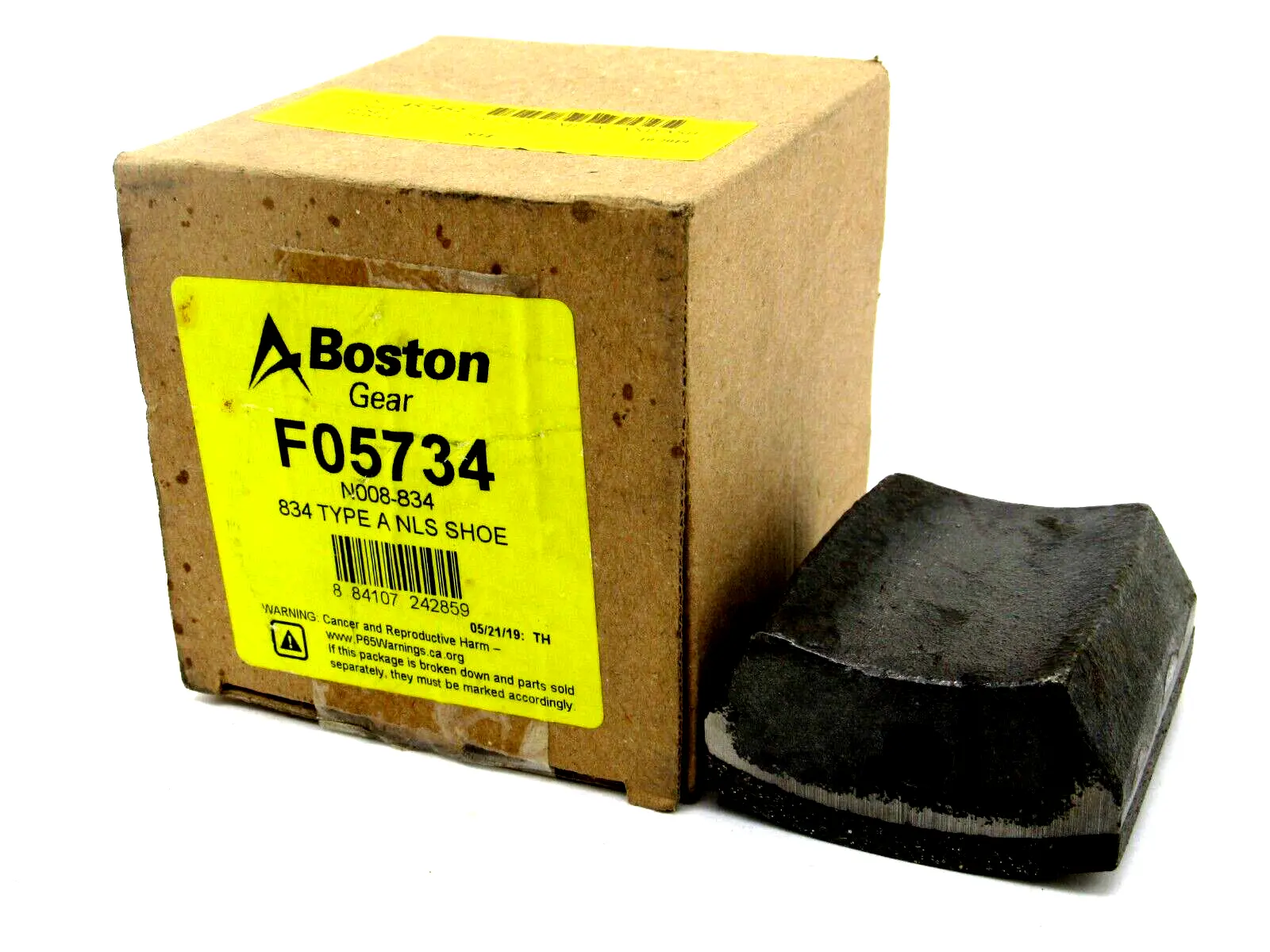 NEW BOSTON GEAR F05734 SHOE CLUTCH 834TYPE