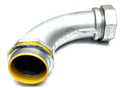 LTB30090 | Eaton  Liquidator Liquidtight Connector, FMC, 90 Deg, Insulated, 3" - New Other