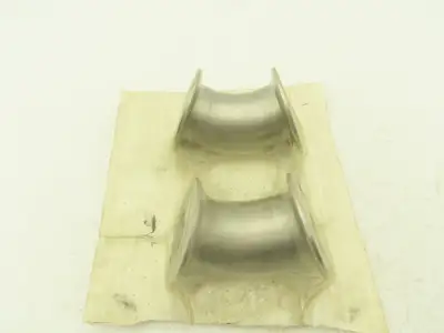 45 Degree Radius Vacuum Elbow Welded 3" Flange Stainless Steel Lot of 2