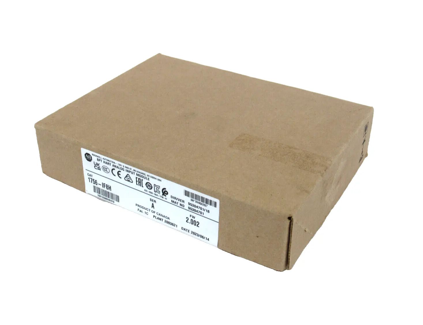 ALLEN BRADLEY 1756-IF8H INPUT MODULE SER.A 1756IF8H NEW SURPLUS