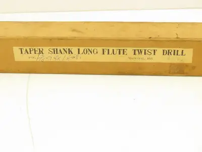 MSC 01665843 1-9/16"x 24"L HSS Drill Bit 5MT Morse Taper Shank Spiral Flute