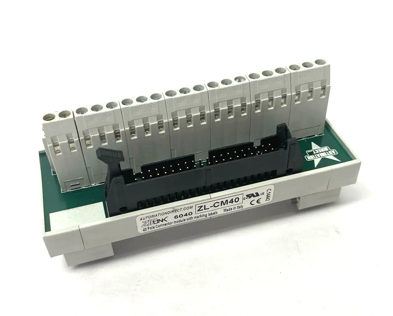 USED AUTOMATIONDIRECT ZIPLINK CONNECTION MODULE 40-POLE