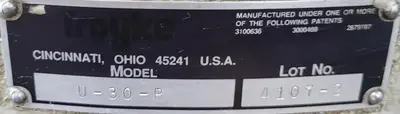 Used TROYKE U-30-P Rotary Tables Kentucky US | Aucto #1314440