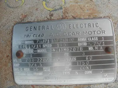 USED GENERAL ELECTRIC 7GJ14AF2KH02