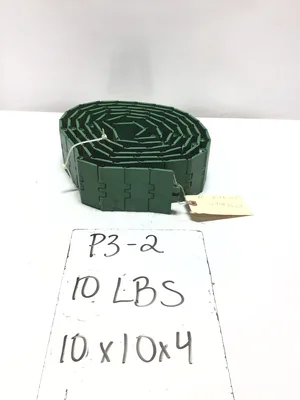 System Plast 831K325 Conveyor Chain TableTop Plastic Chain 831 Series Green