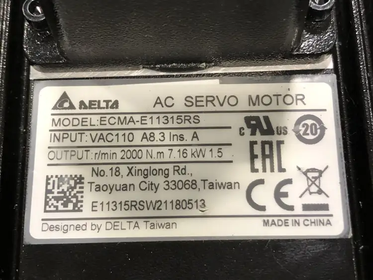 New | in-Stock DELTA ECMA-E11315RS Motors (misc) British Columbia CA | Lenmark #247110