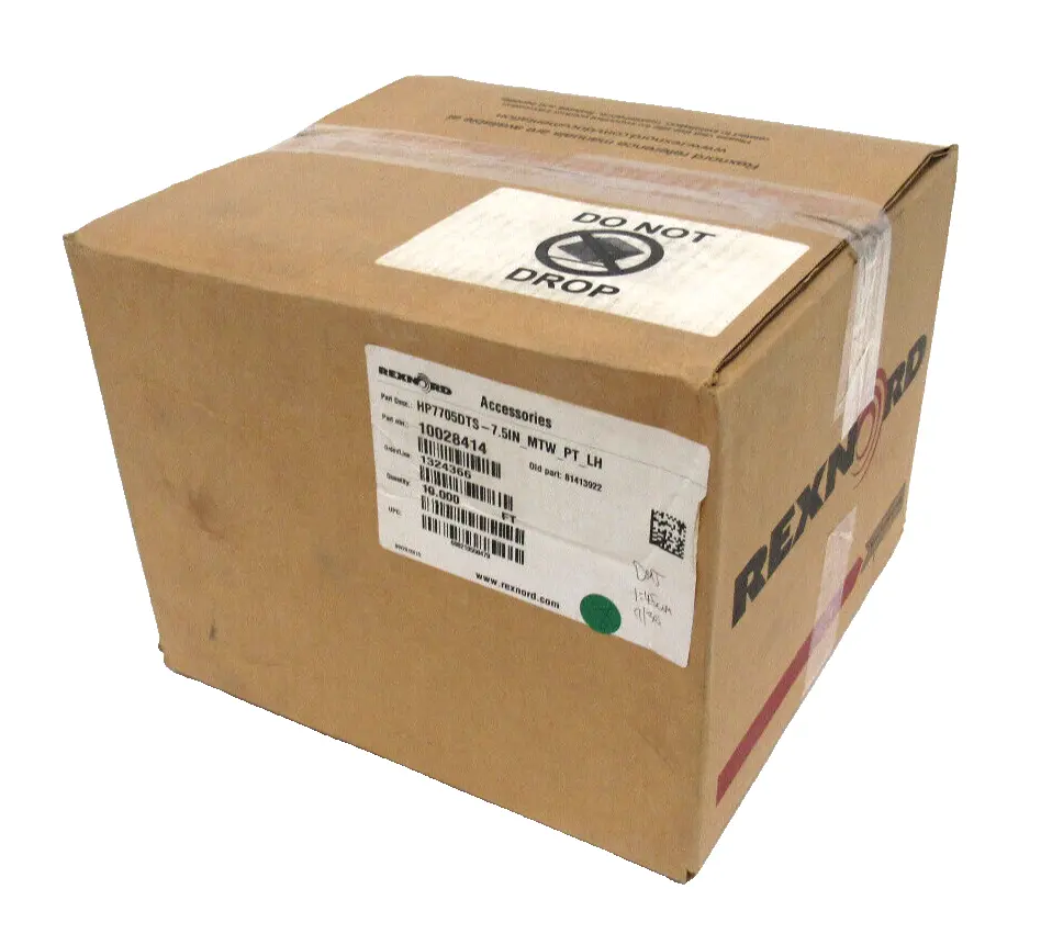 NEW REXNORD 10028414 CONVEYOR CHAIN HP7705DTS-7.5IN MTW PT LH 10FT