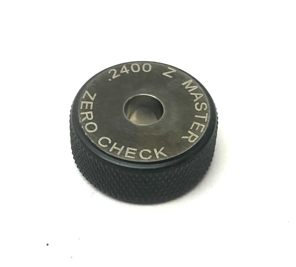 USED ZERO CHECK 0.2400" MASTER CLASS Z STEEL RING GAGE 6.096MM