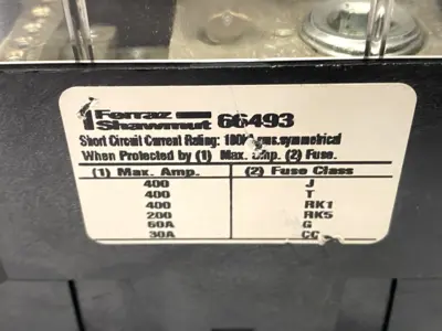 Used Ferraz Shawmut Power Distribution Block 3-Pole 600V Terminal Blocks Michigan US | Maverick Industrial Sales #1395438