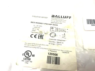 BES M30MG1-PSC40F-S04G, BES02YJ | Balluff BES M30MG1-PSC40F-S04G Inductive Proximity Sensor BES02YJ - New Other