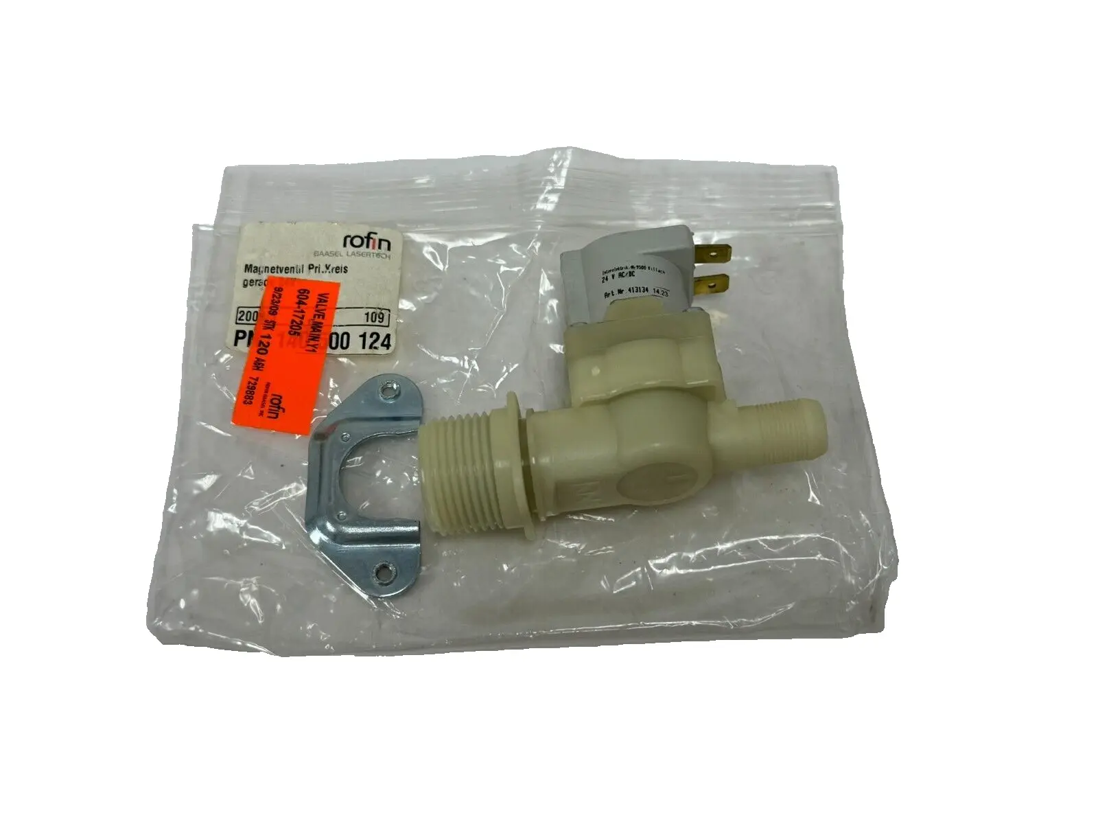 NEW ROFIN 604-17205 MAIN VALVE 24VAC/DC 140-500-124