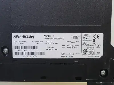 Used 2006 ALLEN-BRADLEY 1756-CNB/E Misc Electrical & Power Parts British Columbia CA | Lenmark #248566