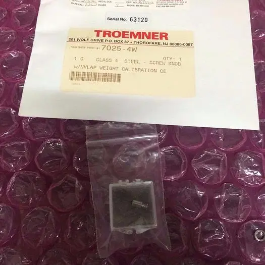 TROEMNER 7025-4W CLASS 4 Steel screw knob