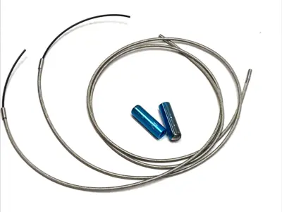 USED BANNER PLASTIC FIBER OPTIC CABLE OPPOSED MODE 2M - 1.5MM CORE