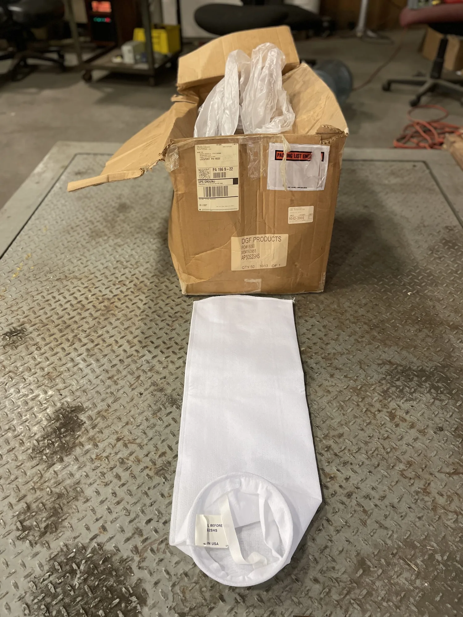 DGF Products 7″ x 29″ Filter Bag AP50S2SHS -NIB of 32