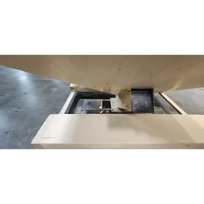Used 30 Cu. Ft. Carbon Steel Portable Material Storage Bin Stackable Tote Hopper