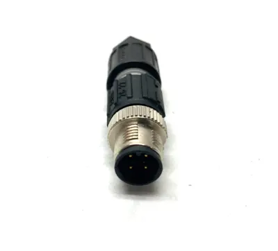 New | in-Stock SMC FIELD WIREABLE CONNECTOR M12 4-PIN QUICKON Connector Accessories | Maverick Industrial Sales #1105671