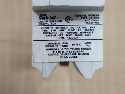 USED FEDERAL PIONEER NA120