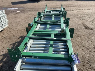 (8) 10’ Sections of Roller Conveyor, 24” wide, approx. 21.5” wide rollers, come with (8) adjustable ...