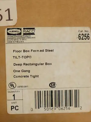 NEW HUBBELL 6256